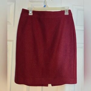 Elegant Burgundy Women's Skirt